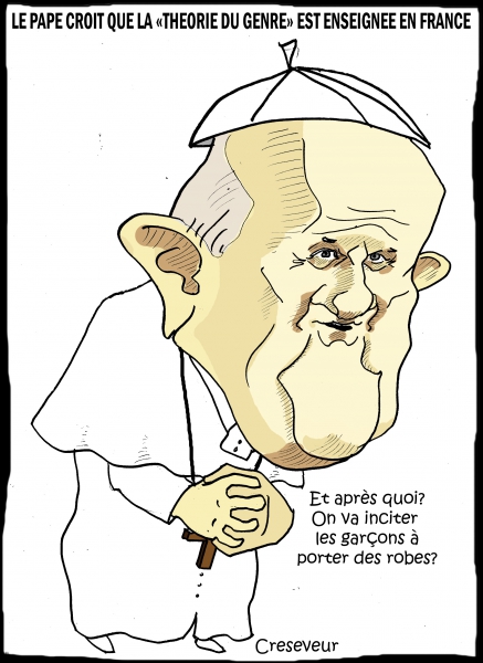 pape françois, pontifex, théorie du genre, gender