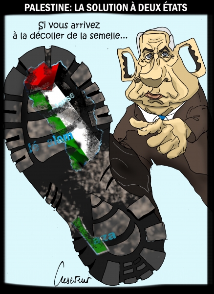 Netanyahu et les deux Etats .JPG