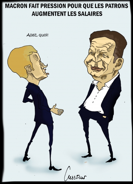 Macron fait pression sur le Medef.JPG