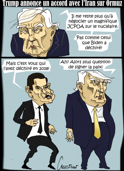 Trump annonce un accord avec l'Iran.JPG