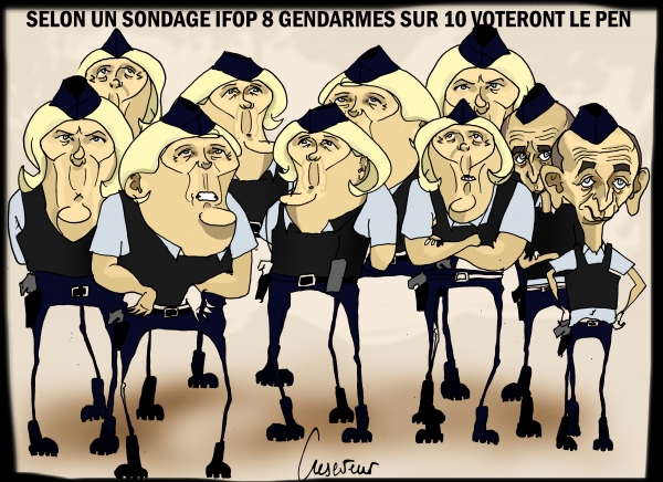 Les gendarmes votent Le Pen.JPG