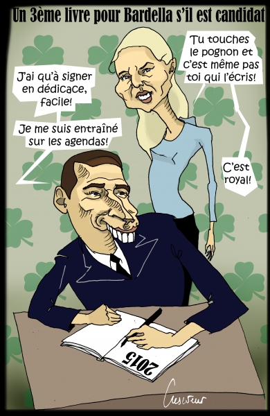 bardella,maria carolina bourbon des deux siciles,faux agendas 2015,rn,parlementeuropéen,livres,caricature,cartoon