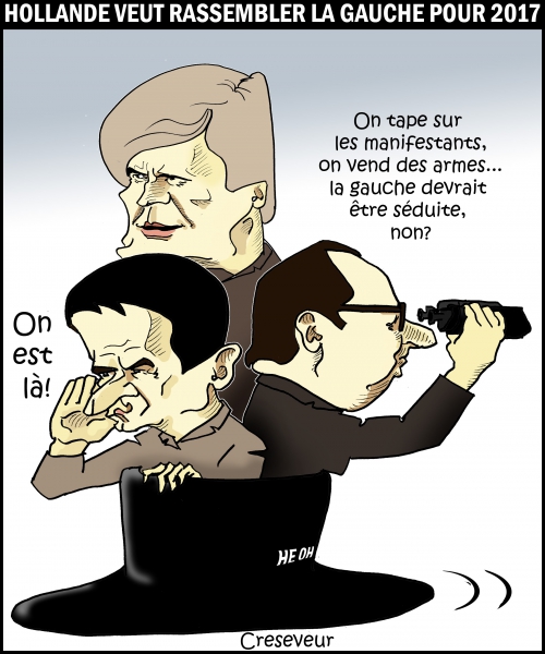 Hollande veut rassembler sa gauche.JPG