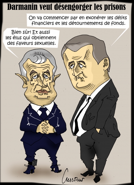 Darmanin veut exonérer les délits financiers.JPG